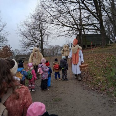 Vánoce na dědině - Motýlek