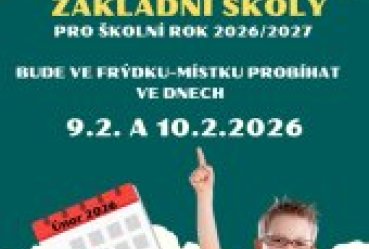 Zápis do 1. třídy ZŠ