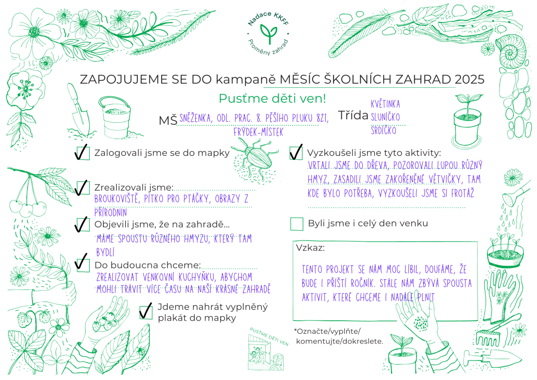 Měsíc školních zahrad